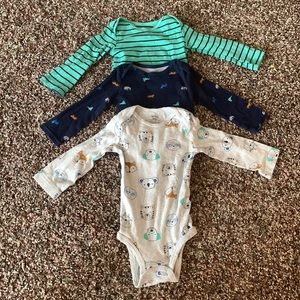 Carters 18 month long sleeve onesies